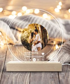 Personalized Couple Photo Collage Anniversary Gifts, Couple Night Lights, Couple Bedroom Decor Lights, Valentines Day Gifts For Him Her